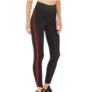 Koral High Rise Tone Red Stripe Leggings